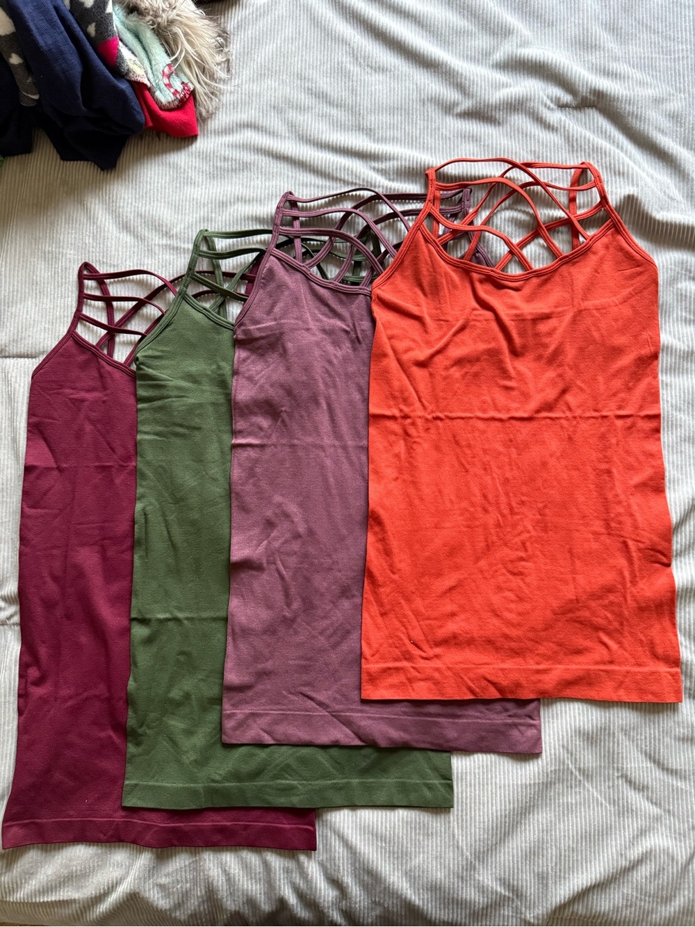 Women's Strappy Tank Top Lot of 4! All Size S/M NWT